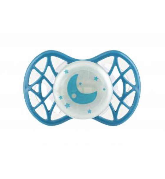 Пустушка Nuvita Air55 Cool 0m+ симетрична (світиться в темряві) (NV7065GE)