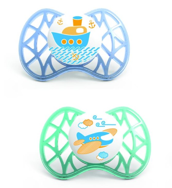 Пустушка Nuvita Air 6м+ 2шт. для мальчика (NV7080Blue)