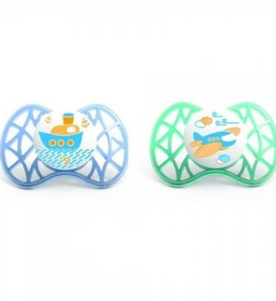 Пустушка Nuvita Air 6м+ 2шт. для мальчика (NV7080Blue)