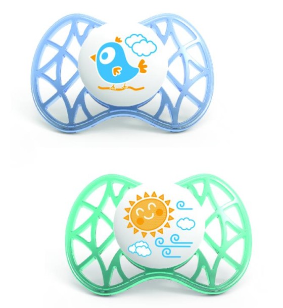 Пустушка Nuvita Air симметрическая 6м+ 2шт. для мальчика (NV7081Blue)