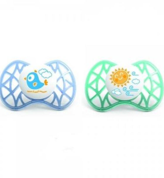 Пустушка Nuvita Air симметрическая 6м+ 2шт. для мальчика (NV7081Blue)