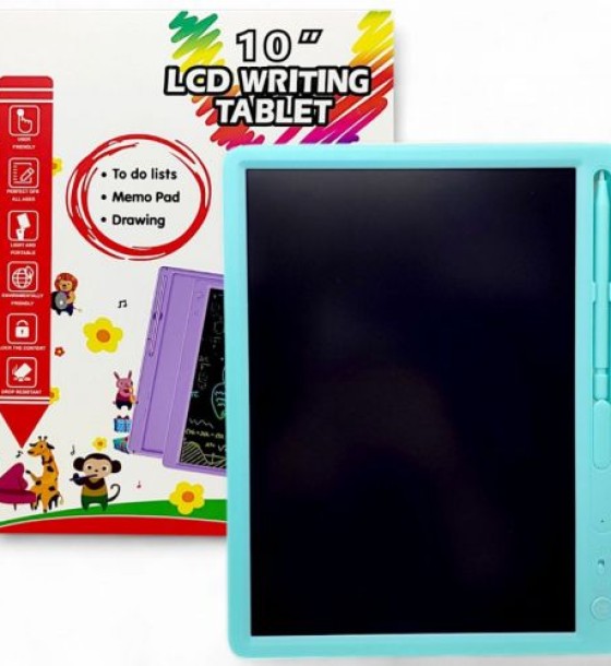 Уцінка. Планшет для малювання "Writing Tablet" LCD 10", блакитний Є плями на планшеті та погано стирає