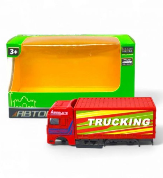 Уцінка. Машинка металопластикова "Автопром: Вантажівка", ЧЕРОВНА ВИД 1 - Немає всіх коліс