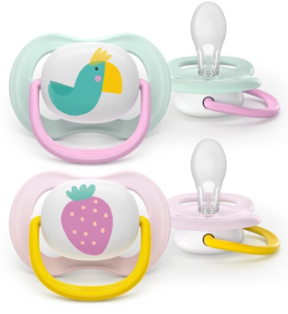 Пустушка Philips AVENT Ultra Air 0-6 місяців 2 шт (SCF080/24)