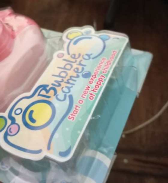 Уцінка. Генератор мильних бульбашок "Камера аніме Hello Kitty" (рожевий) - Пошкоджено блістер