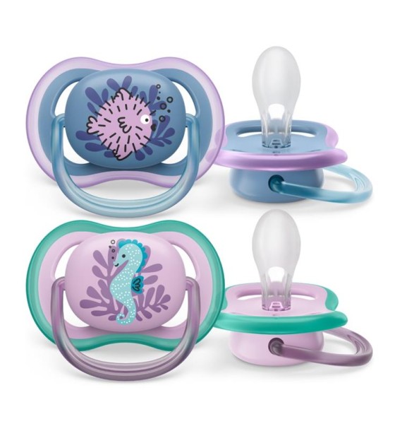 Пустушка Philips AVENT Ultra Air, 6-18 міс. 2 шт (SCF085/61)