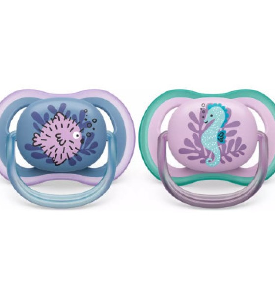 Пустушка Philips AVENT Ultra Air, 6-18 міс. 2 шт (SCF085/61)