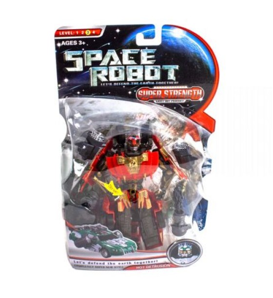 Уценка. Трансформер музичний "Space Robot" (червоний) - пошкоджена упаковка