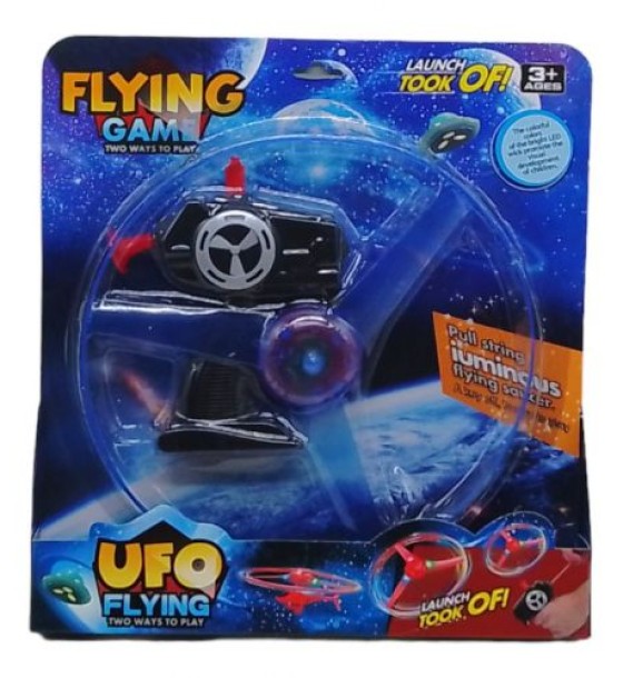 Уцінка. Іграшка-запускач "Flying game", синій - Пробито картонку підкладку, примято