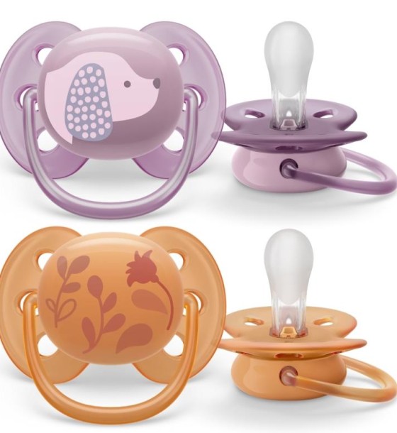 Пустушка Philips AVENT Ultra Soft ультрам'яка 6-18 міс 2 шт (SCF091/18)