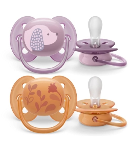 Пустушка Philips AVENT Ultra Soft ультрам'яка 6-18 міс 2 шт (SCF091/18)