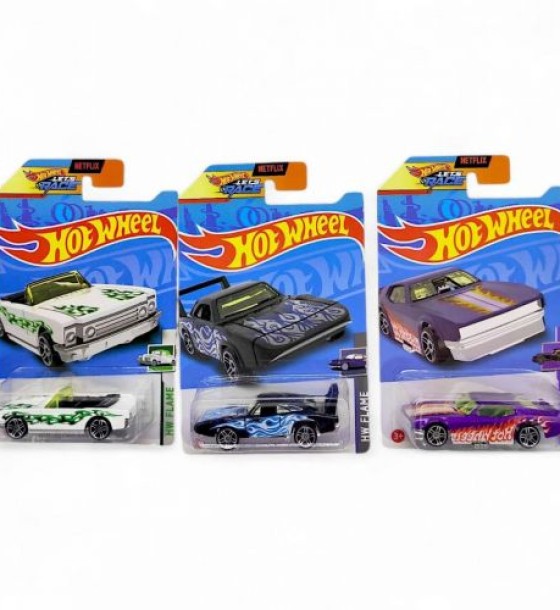 Уцінка. Машинка "Hot Wheel" (довжина 7.5 см, металопластикова,  на листі) МІКС ВИДІВ   - Лопнут блістер упаковки