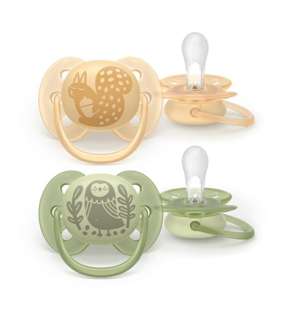Пустушка Philips AVENT Ultra Soft 6-18 місяців 2 шт (SCF091/46)