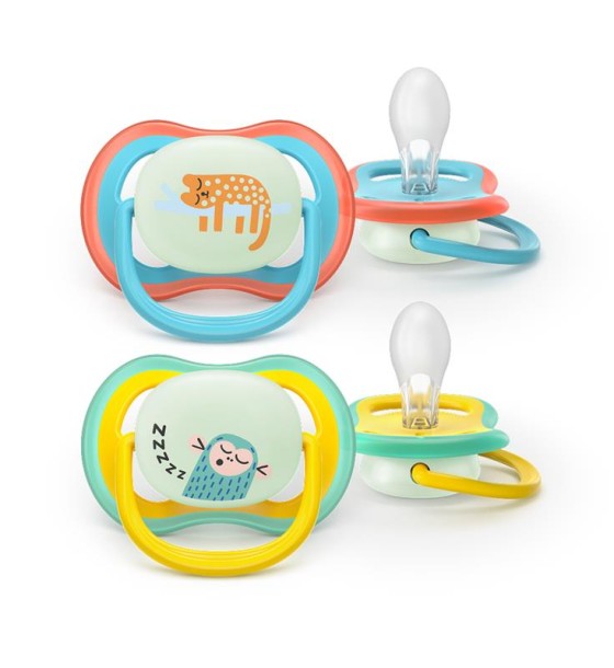 Пустушка Philips AVENT Ultra Air Нічна 18+ місяців 2 шт (SCF376/32)