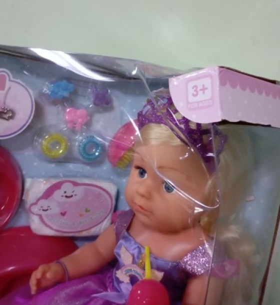 Уцінка. Пупс "Yala Baby.Сестричка" 6 функцій, з аксесуарами, 46 см - Пошкоджене пакування