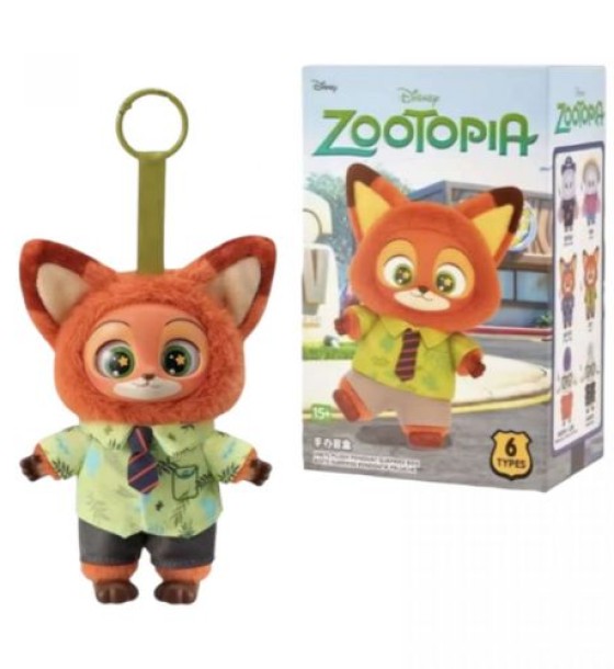 Уцінка. Іграшка-сюрприз мʼяка Брелок Зоотрополіс Zootopia у коробці 20см Пошкоджена упаковка