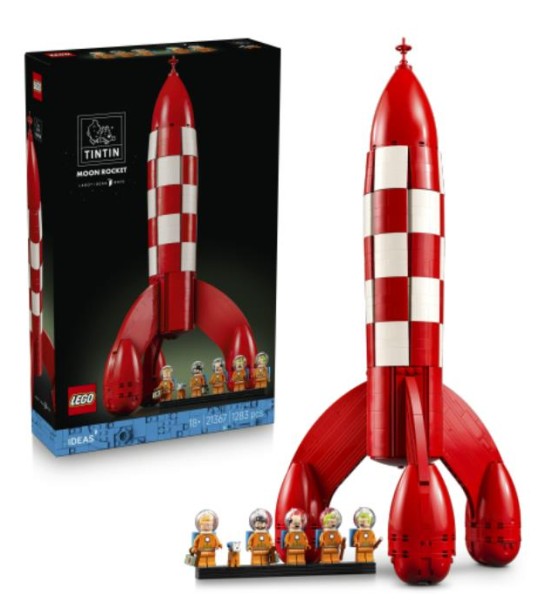 Конструктор LEGO Ideas Місячна ракета TINTIN (21367)