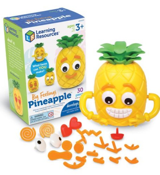 Навчальний ігровий набір LEARNING RESOURCES - BIG FEELING PINEAPPLE™ (Що відчуває ананас)
