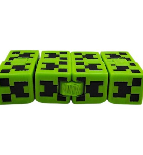 Антистрес 3d друк "Куб нескінченності (Кріпер Minecraft)"