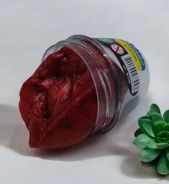 Лизун-антистрес "Hand gum" 120 г бордовий
