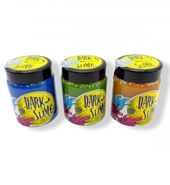Слайм "Dark slime - з кульками" - 0,250 кг, в асортименті