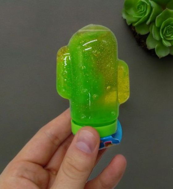 Слайм-антистрес "Кактус", 90 мл, мікс видів