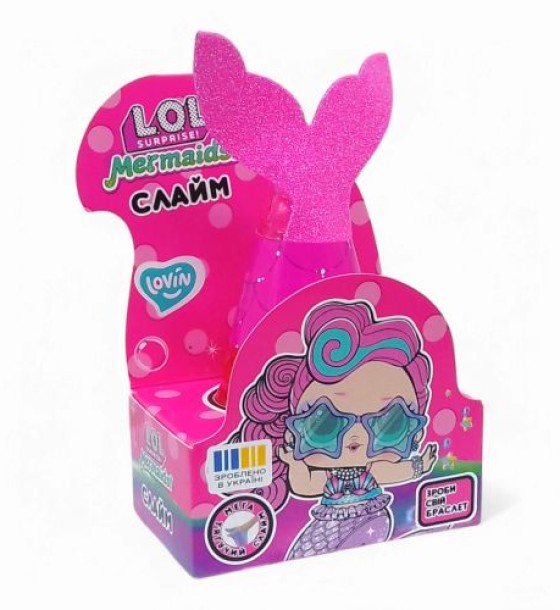 Слайм Lovin  L.O.L. Surprise! Русалка Рожева, 250 мл