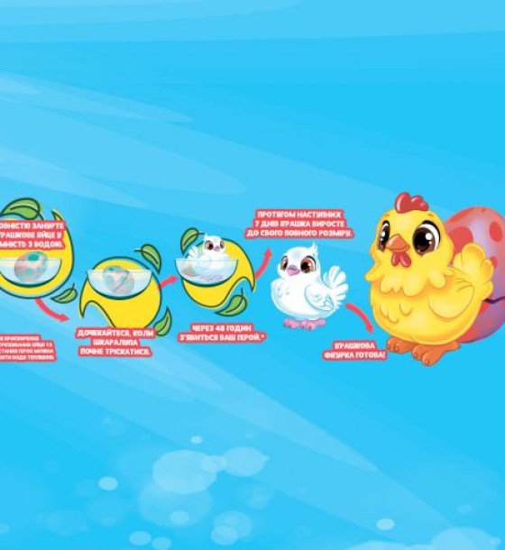 Зростайка-сюрприз "Eggy Animals: Пташки"