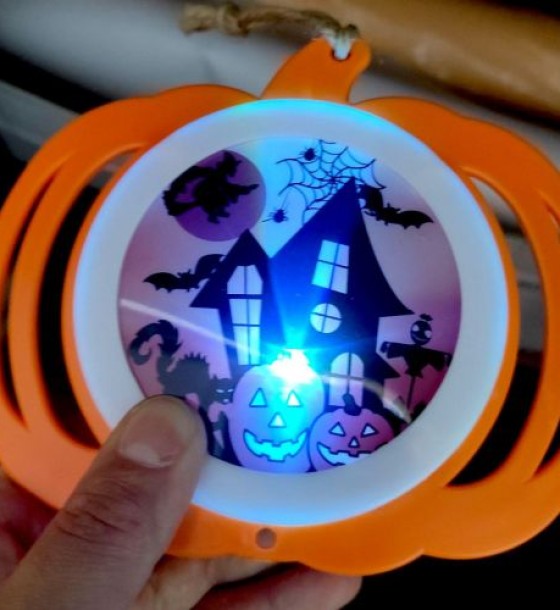Гарбуз із підвісом "Halloween", 12*14,5 см (мікс видів)