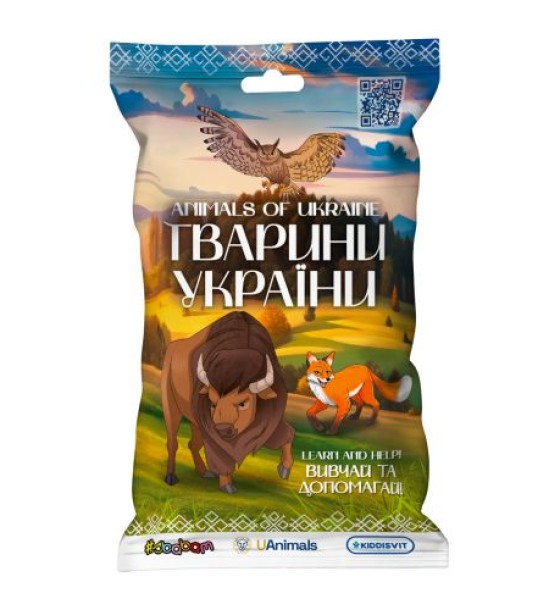 Стретч-іграшка у вигляді тварини – ТВАРИНИ УКРАЇНИ (в диспл.)