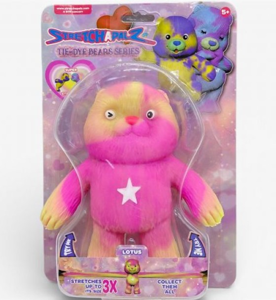 Іграшка-тягнучка "Стрейчапалз" 14см, серія TIE DYE BEARS (ВИД3)