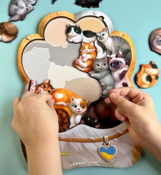 Пазл "Котики-муркотики"