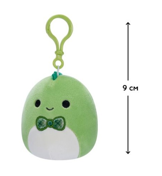 М'яка іграшка на кліпсі Squishmallows – Діно Денні (9 cm)