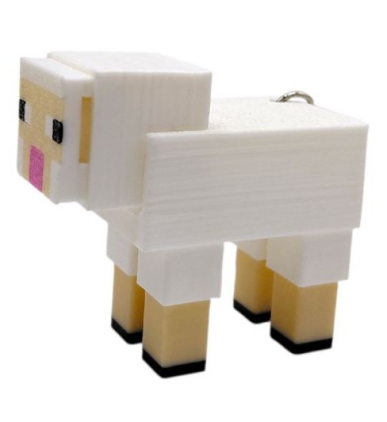 Брелок 3d друк "Minecraft: Вівця"