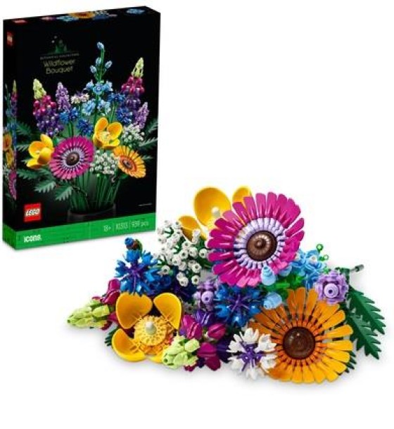 Конструктор LEGO Icons Букет польових квітів 939 деталей (10313)