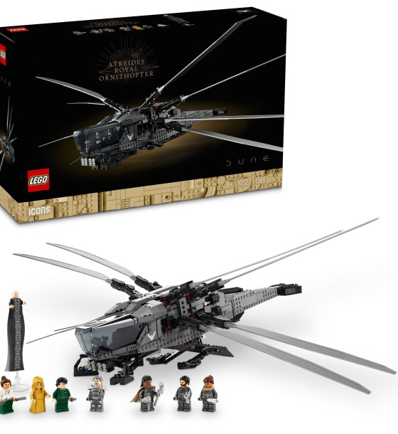 Конструктор LEGO Icons Дюна. Королівський орнітоптер Атрідів 1369 деталей (10327)