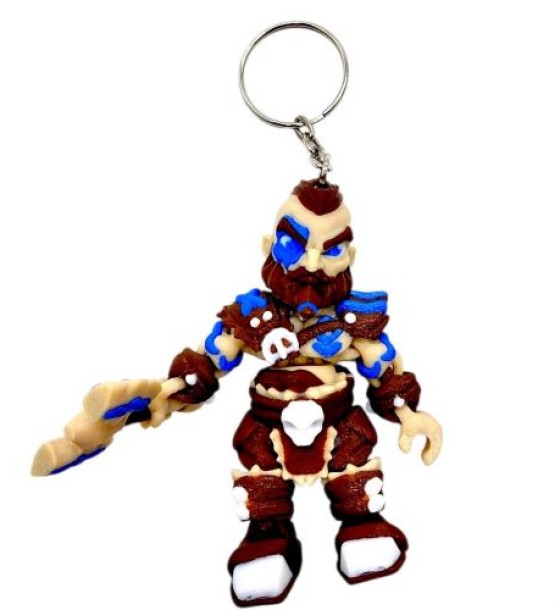Брелок (3d друк) "Кратос. God of War", 7 см