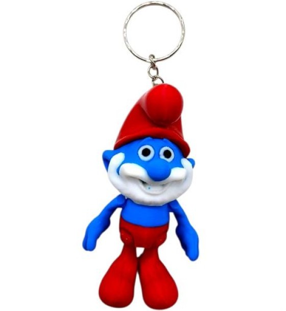 Брелок (3d друк) "SMURF Papa \ Смурфіки ", 7.5 см