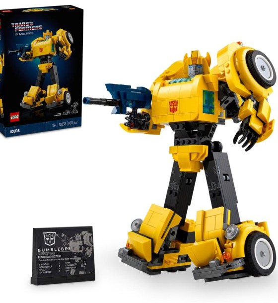 Конструктор LEGO Icons Трансформери Бамблбі 950 деталей (10338)