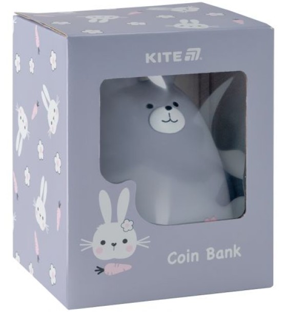 Скарбничка Kite Grey Bunny
