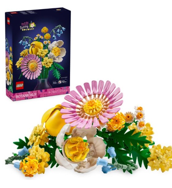 Конструктор LEGO Botanicals Мініатюрний сонячний букет (10347)