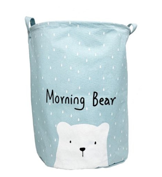 Кошик для іграшок і білизни "Hello my bear" (блакитний)