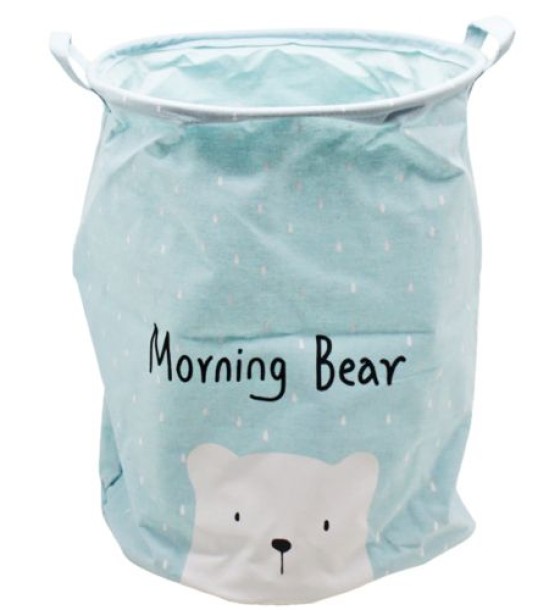 Кошик для іграшок і білизни "Hello my bear" (блакитний)