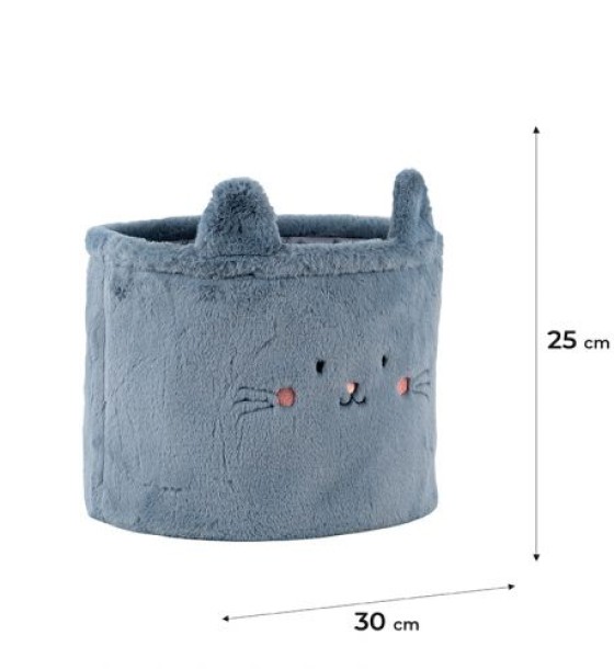 Кошик для зберігання 3100 Cute Cat 30х25 см, плюшевий