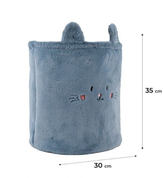 Кошик для зберігання 3100 Cute Cat 30х35 см, плюшевий