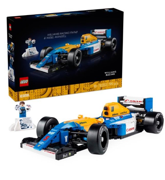 Конструктор LEGO Icons Williams Racing FW14B і Найджел Менселл (10353)