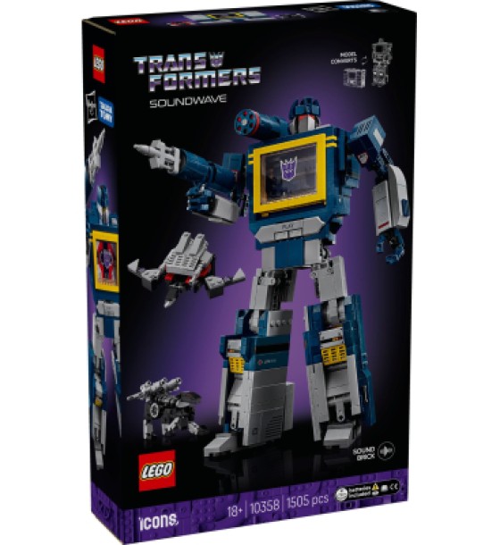 Конструктор LEGO Icons Transformers: Саундвейв (10358)