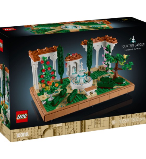 Конструктор LEGO Icons Сад фонтанів (10359)
