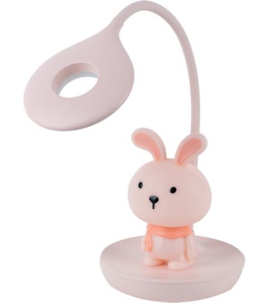 Настільна лампа LED з акумулятором Bunny, рожевий