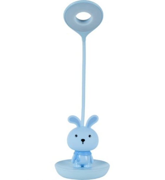 Настільна лампа LED з акумулятором Bunny, блакитний